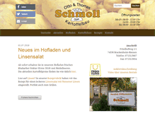 Tablet Screenshot of kartoffelbau-schmoll.de